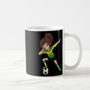 Caneca De Café Torcendor de Futebol Jamaica Bandeira Jamaicana Me