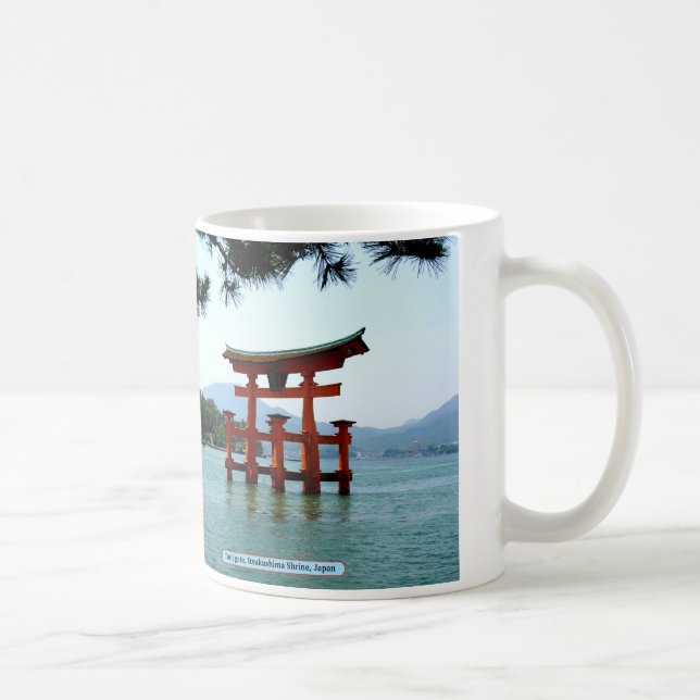 Caneca De Café Torii gate, Itsukushima Shrine, Japão (Direita)