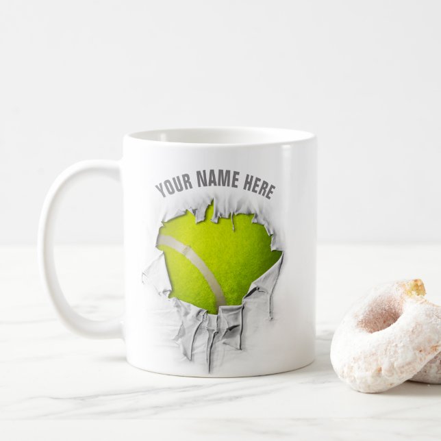 Caneca De Café Torn Tênis Coffee Mug (Com Donut)