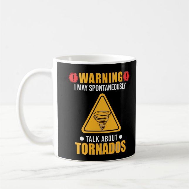 Caneca De Café Tornado Funny Meteorologista Watcher (Esquerda)
