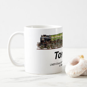 Caneca De Café Tornado Vintage Comboio a Vapor Comboio Inglês Loc