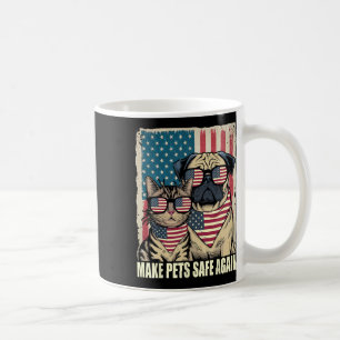 Caneca De Café Tornar Animais de Estimação Seguros Novamente Come