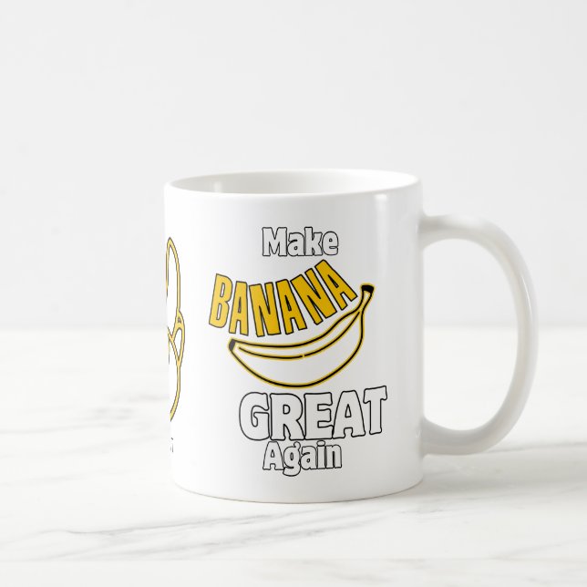 Caneca De Café Tornar Excelente de Banana novamente (Direita)