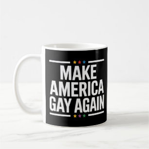 Caneca De Café Torne a América Gay Novamente Farto Mês do Orgulho