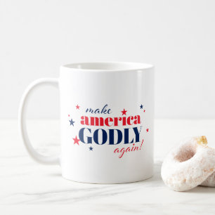 Caneca De Café Torne a América novamente patriótica