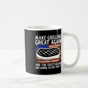 Caneca De Café Torne a Grelhagem Grande Novamente EUA Trump Churr