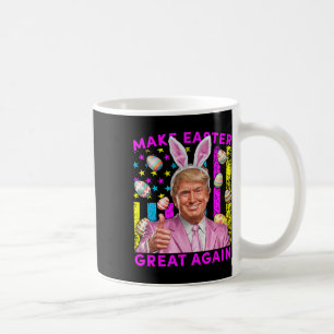Caneca De Café Torne a Páscoa Grande Novamente Coelhinho Engraçad