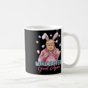 Caneca De Café Torne a Páscoa Grande Novamente Coelhinho Engraçad