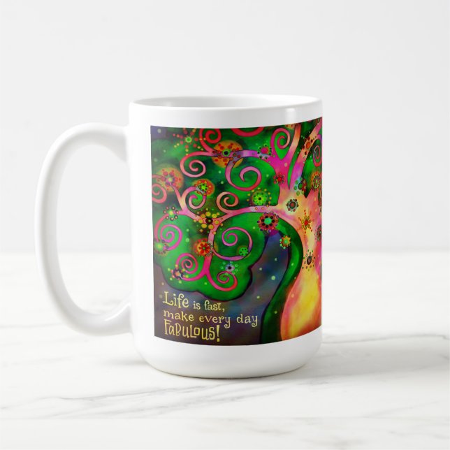 Caneca De Café Torne a vida fabulosa (Esquerda)