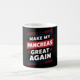 Caneca De Café Torne Meu Pâncreas Grande Novamente Conscientizaçã