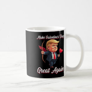 Caneca De Café Torne o Dia dos Namorados Grande Novamente Diverti