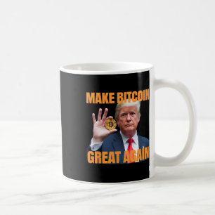 Caneca De Café Torne O Excelente Bitmoney Novamente Engraçado Tru