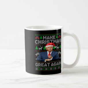 Caneca De Café Torne o Excelente de Natal novamente engraçado Tru