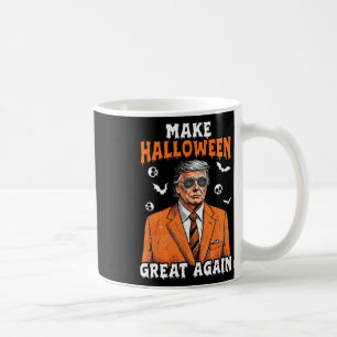 Caneca De Café Torne o Halloween Grande Novamente Donald Trump Ma