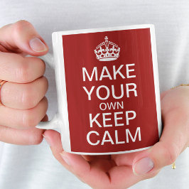 Caneca De Café Torne-O Mais Calmo - Totalmente Personalizável