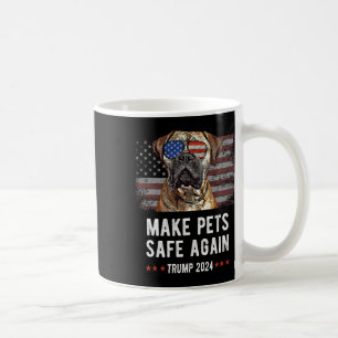 Caneca De Café Torne os Animais de Estimação Seguros Novamente Cã