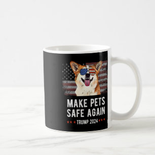 Caneca De Café Torne os Animais de Estimação Seguros Novamente Co