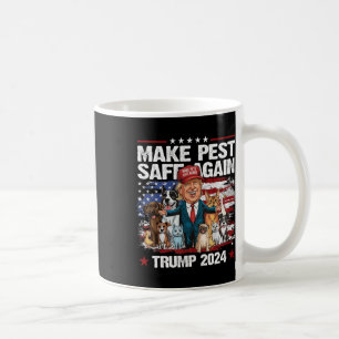 Caneca De Café Torne os Animais de Estimação Seguros Novamente Tr
