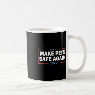 Caneca De Café Torne Os Animais Seguros Novamente Trump Harris De