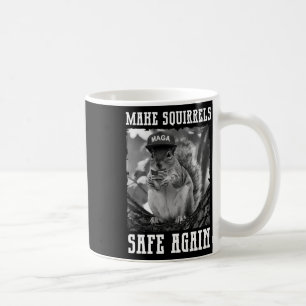 Caneca De Café Torne Os Esquilos Seguros Novamente Trump 2024 Sal
