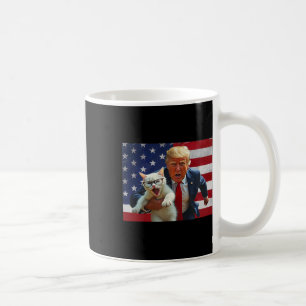 Caneca De Café Torne Os Gatos Seguros Novamente Trump Gatos Para 