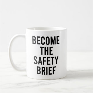 Caneca De Café Torne-se o resumo da segurança engraçado e sarcást