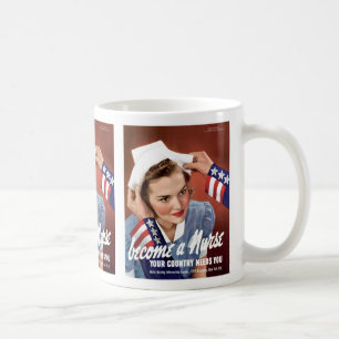 Caneca De Café Torne-Se Uma Enfermeira