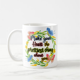 Caneca De Café Torne Seu Coração A Coisa Mais Bonita Sobre Você