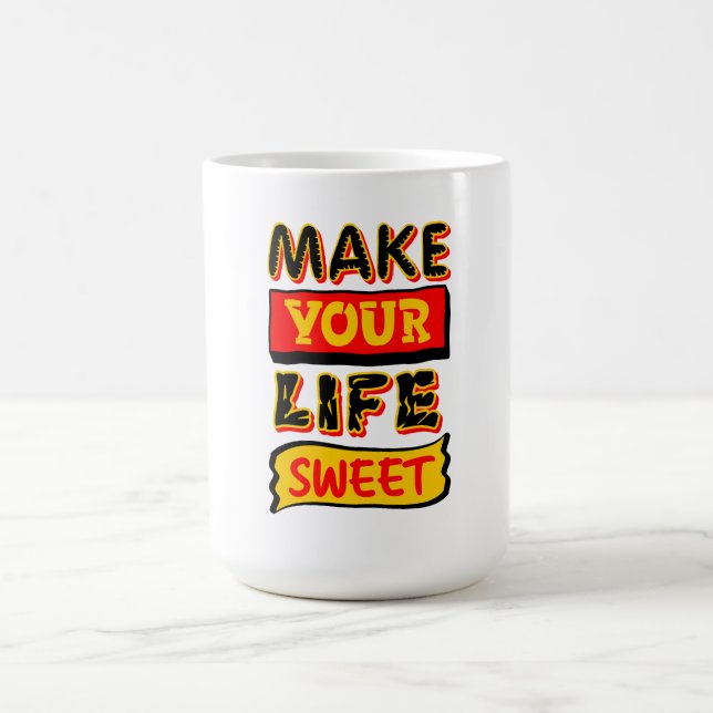 Caneca De Café Torne Sua Vida Doce (Centro)
