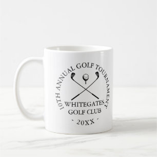 Caneca De Café Torneio de Golfe Personalizado 