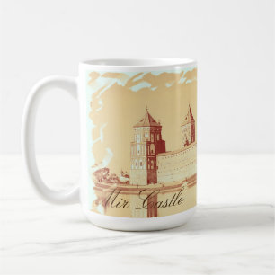 Caneca De Café Torneira de pintura do Castelo de Belarus Mir