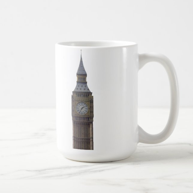 Caneca De Café Torre Big Ben Clock: (Direita)