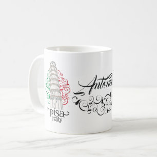 Caneca De Café Torre de Pisa Itália para Colecionadores de Lembra