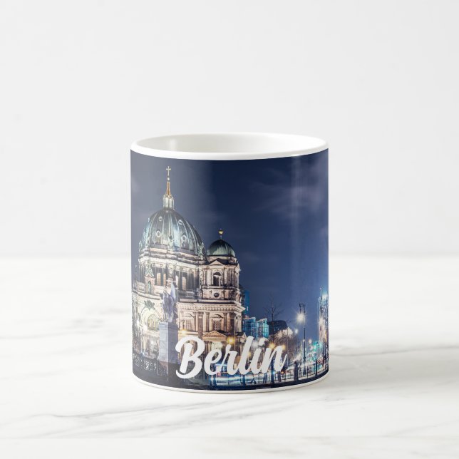 Caneca De Café Torre de TV e Catedral de Berlim, Alemanha (Centro)