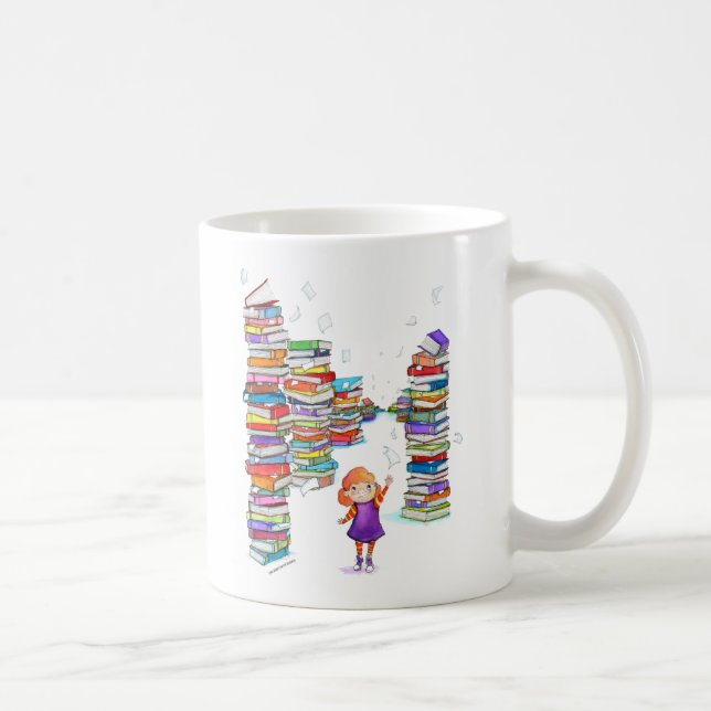 Caneca De Café Torre do livro (Direita)