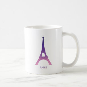 Caneca De Café Torre Eiffel abstrata