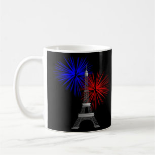 Caneca De Café Torre Eiffel com Fireworks
