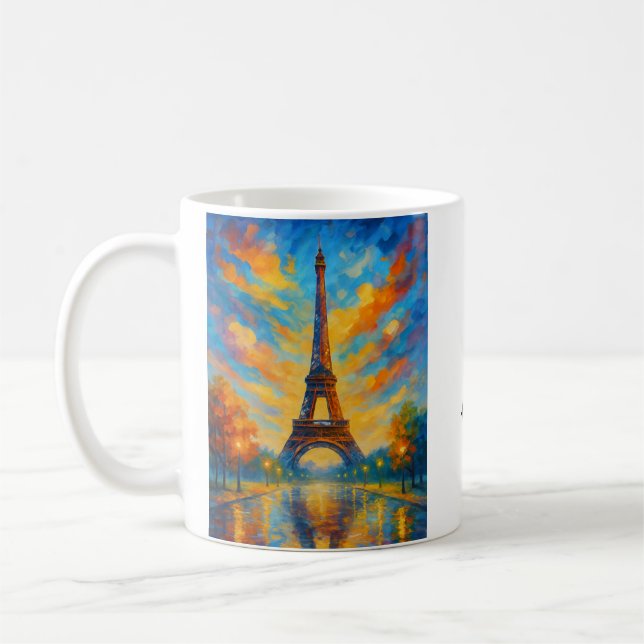 Caneca De Café Torre Eiffel de Paris (Esquerda)