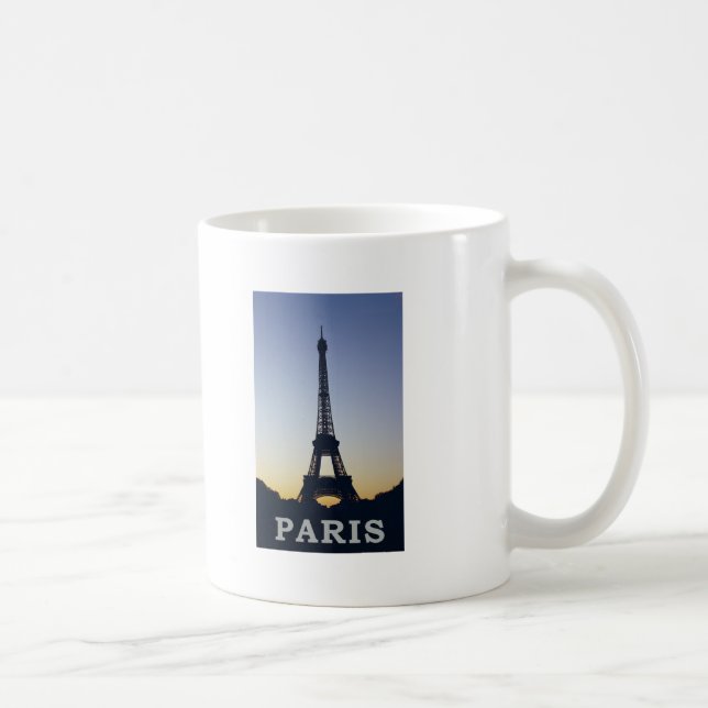 Caneca De Café Torre Eiffel de Paris (Direita)