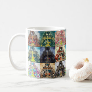 Caneca De Café Torre Eiffel, Paris, França Collage Coffee Mug