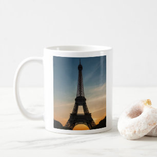 Caneca De Café Torre Eiffel Sunset Moderna Paris Francesa