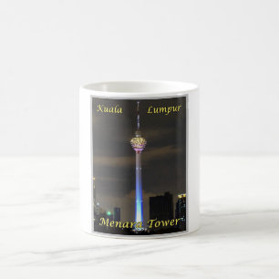 Caneca De Café Torre Kuala Lumpur Menara - Malásia -