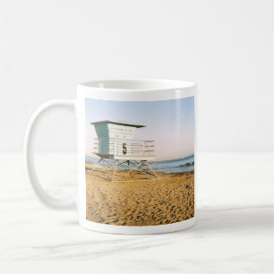 Caneca De Café Torre salva-vidas em Papais noeis Cruz
