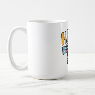 Caneca De Café Torta de Feliz Aniversário