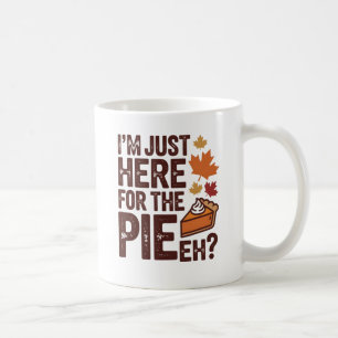Caneca De Café Torta Engraçada de Ação de Graças Canadense 'Eh' R