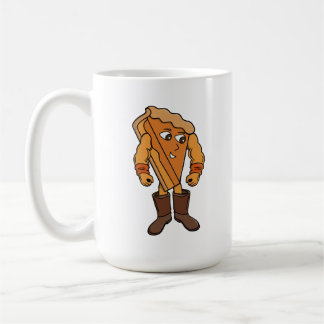 Caneca De Café Torta Forte Usando Botas