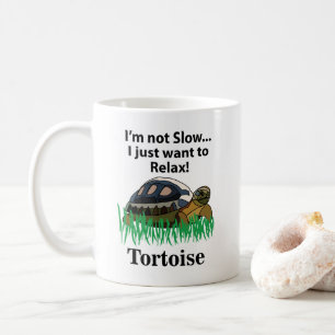 Caneca De Café Tortoise Eu Só Quero Relaxar Os Animais Engraçados