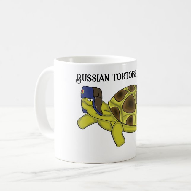 Caneca De Café Tortoise Mug Russo (Frente Esquerda)