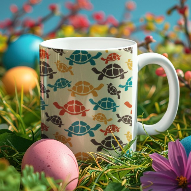 Caneca De Café Tortoise multicolorido (cups and mugs)