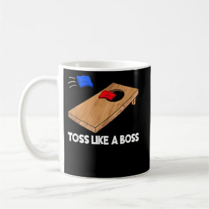Caneca De Café Toss Like Boss Cornhole Team